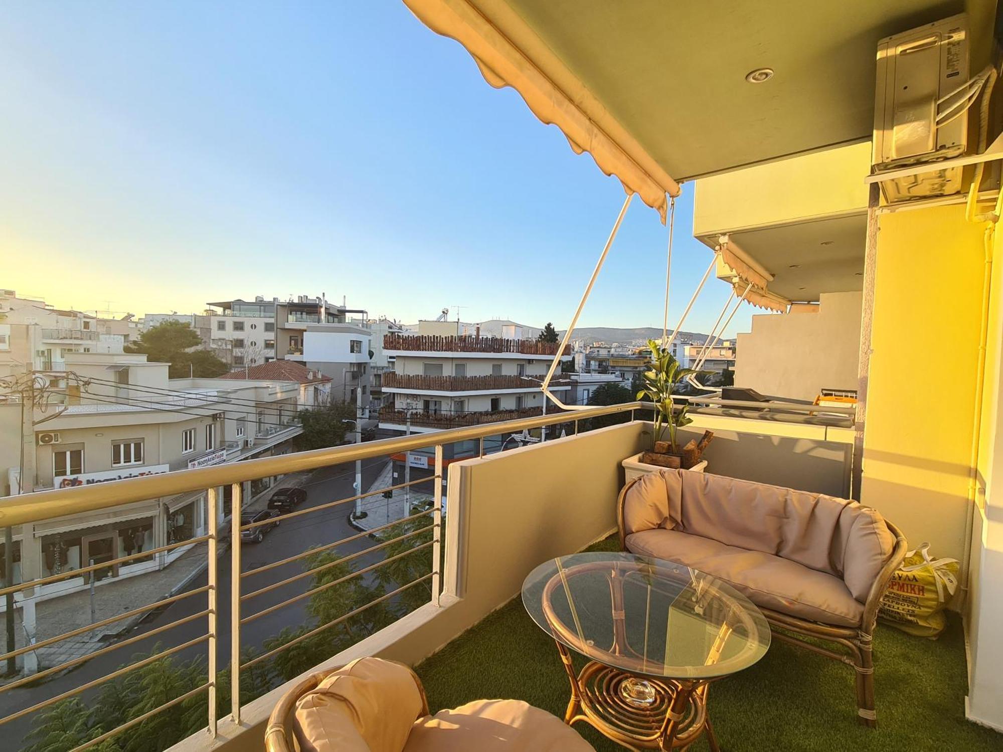 Sunny Home Private Jacuzzi Hydromassage Acropolis & Lycabettus Far View Parking 300M Metro Peristeri Αθήνα Εξωτερικό φωτογραφία