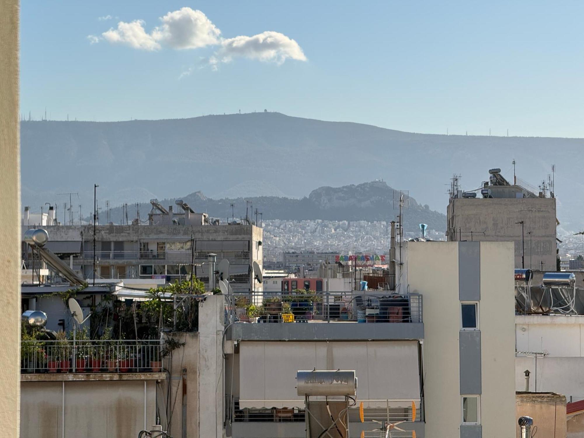 Sunny Home Private Jacuzzi Hydromassage Acropolis & Lycabettus Far View Parking 300M Metro Peristeri Αθήνα Εξωτερικό φωτογραφία