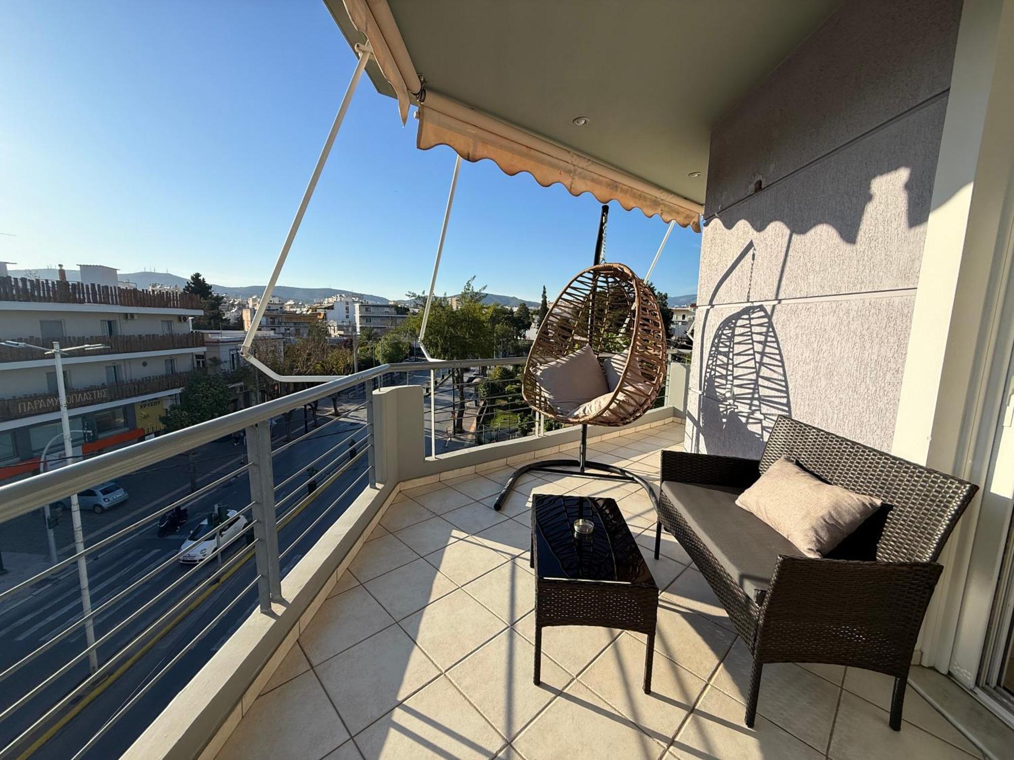 Sunny Home Private Jacuzzi Hydromassage Acropolis & Lycabettus Far View Parking 300M Metro Peristeri Αθήνα Εξωτερικό φωτογραφία